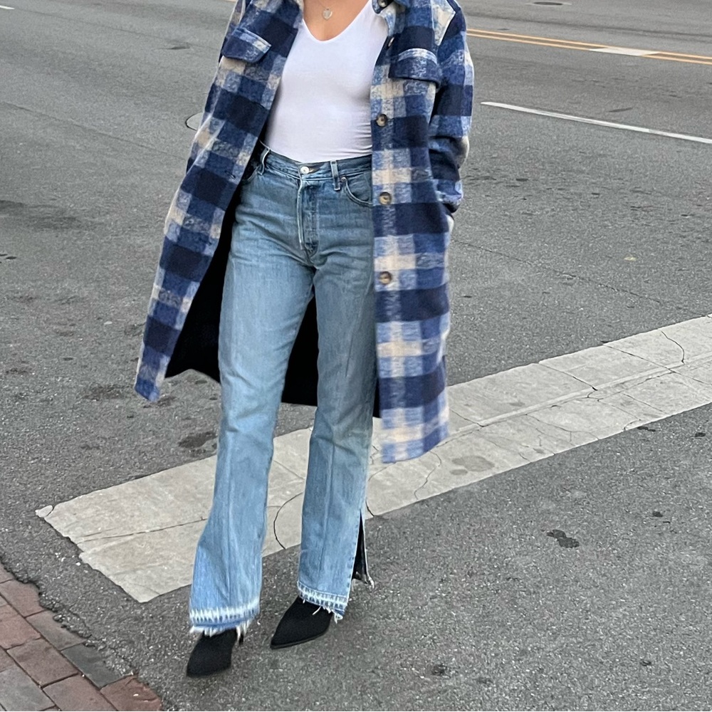 COPY - EB denim split hem